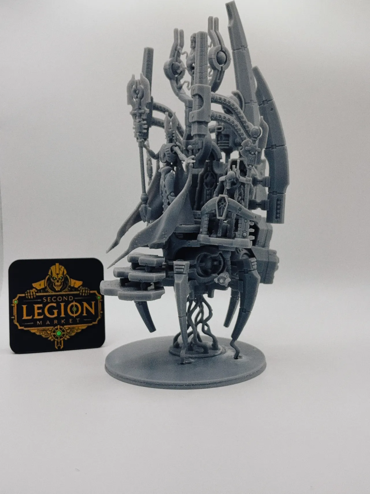 The Silent King Szarekh — Necron centerpiece in resin, Second Legion Market